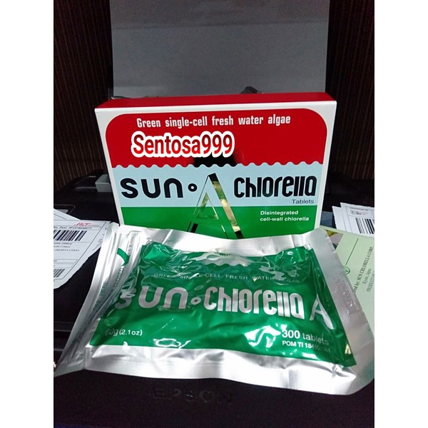 Jual Cni Sun Chlorella Isi 300 Tablet Asli Japan Shopee Indonesia