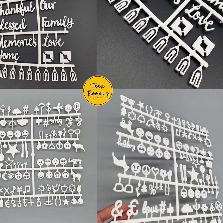 

Hot Sale - EKSTRA HURUF EMOTICON LATIN BULAN HARI UNTUK PAPAN NAMA BAYI / LETTER BOARD TEEN ROOM <