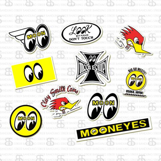 

Sticker Stiker Pack Mooneyes Claysmith