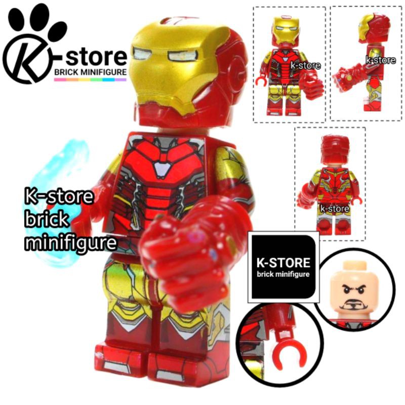 lego iron man ironman infinity gauntlet avengers endgame minifigure