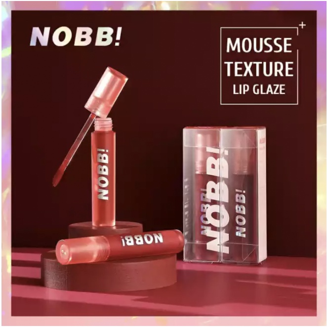 NOBB Air Matte Velvet Lip Cream Waterproof  Lipstick Long Lasting Lipstik Lip Gloss NO001