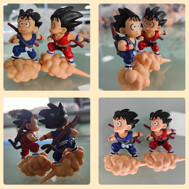 Mainan Action Figure Model Anime Dragon Ball Z Son Goku on Somersault Clouds Bahan PVC Untuk Dekorasi Akuarium