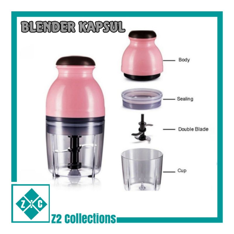 Blender Kapsul HC Royalta Capsule Cutter Quatre Hand Blender Bumbu Dapur Jus Buah