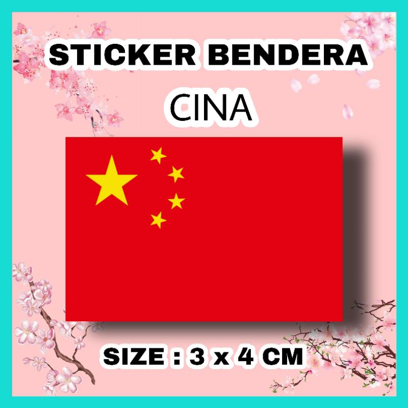 

STICKER PIPI BENDERA CINA