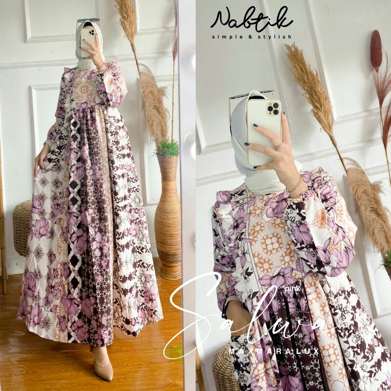 FELIA &amp; SALWA Maxi Dress Ori by Nabtik