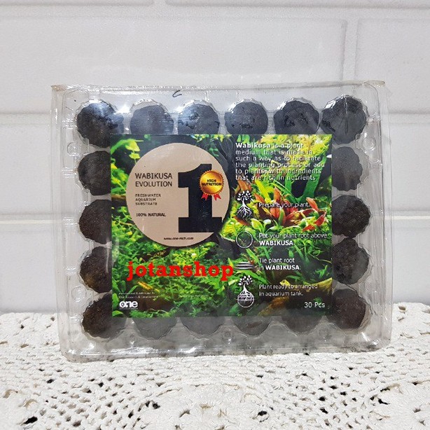 Wabikusa Evolution isi 30 pcs Bola Media Tanam Paludarium Aquascape Aquarium