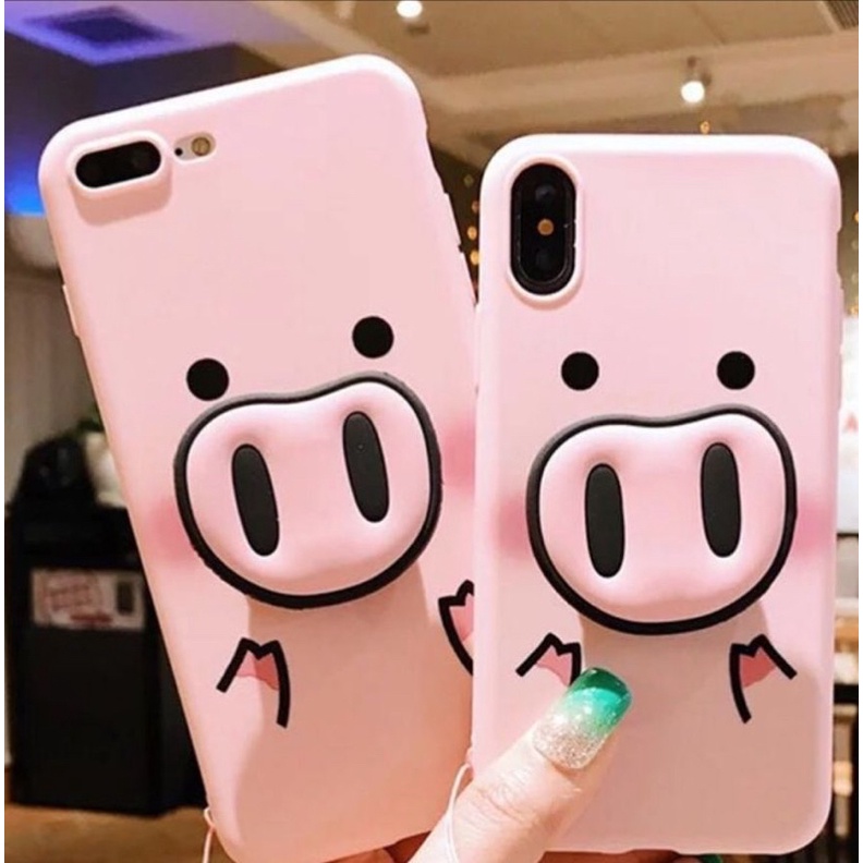 PIG CASE REDMI 4x 5 5a 5+  6 6pro 7  Note 5 5a  6pro 7 P30 P30pro