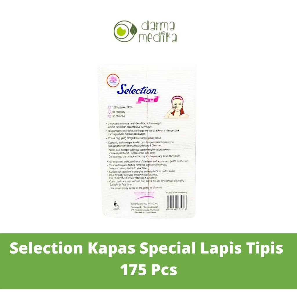 Kapas Selection SPC Tipis 175pcs 175 pcs