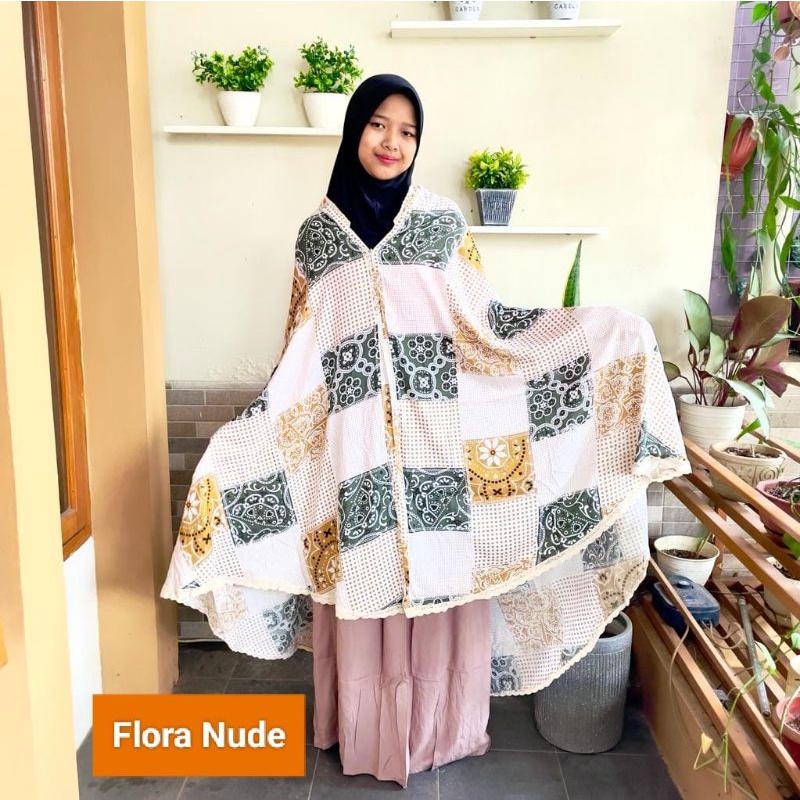Mukena rayon jumbo savana 2 in 1