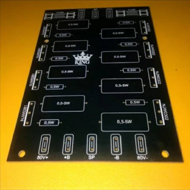 PCB TR Final untuk 4 set NJW0281 NJW 0302 Atau Yang Seukuran