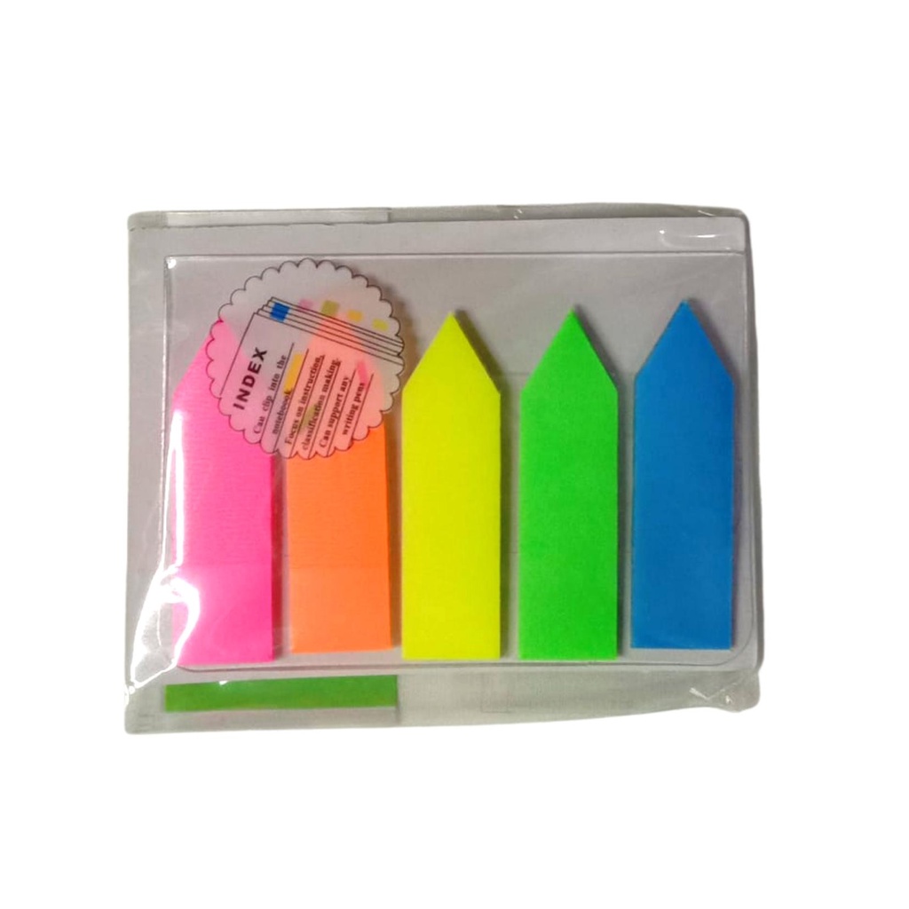 

Sticky Note BIG bentuk panah 44mm x 12mm sebagai pembatas dan penanda
