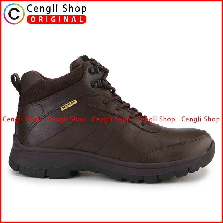 SEPATU BOOT PAKALOLO PRIA ORIGINAL CASUAL KULIT ASLI COKLAT PB19