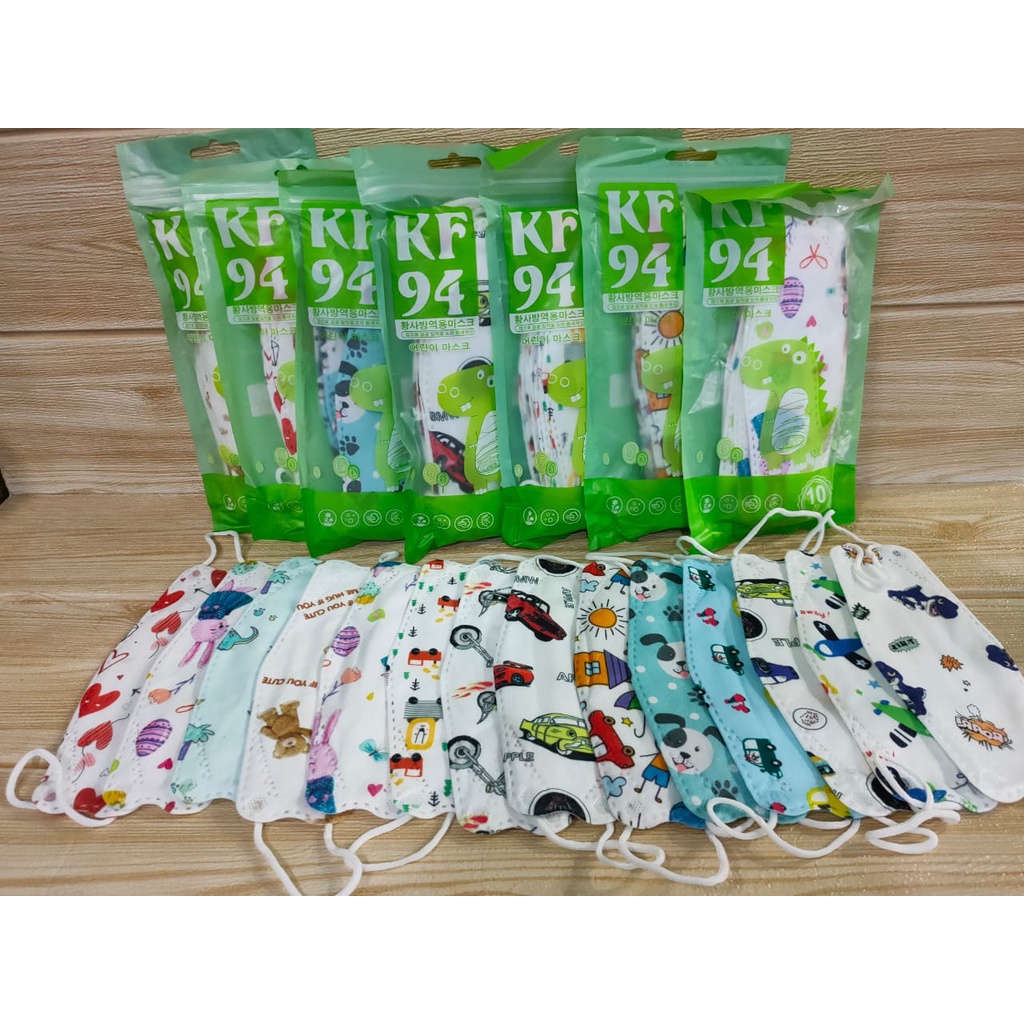 Masker 4PLY KF ANAK MOTIF ISI 10PC