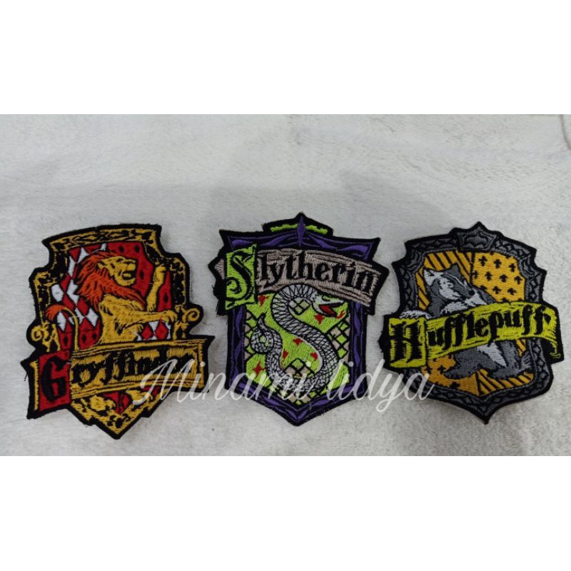 bordir emblem patch harry poter ukuran kecil motif A