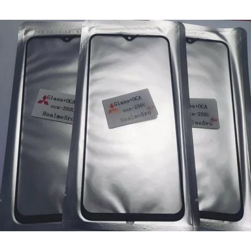 GLASS OCA - GLASS LCD - KACA LCD - KACA DEPAN LCD - KACA TOUCHSCREEN REALME 5 PRO