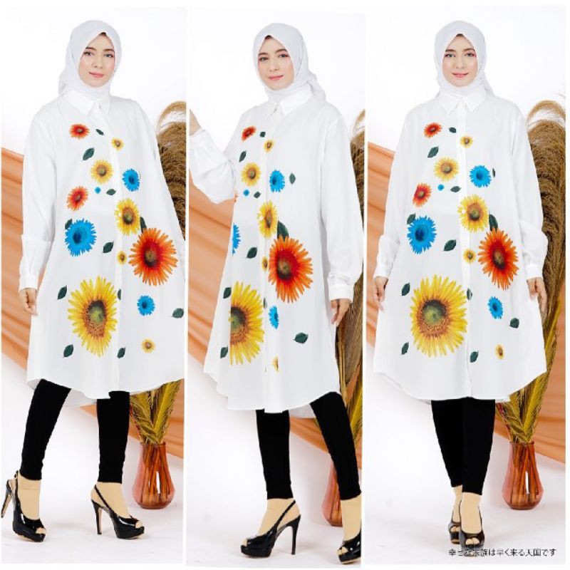 Dress kemeja SunFlower