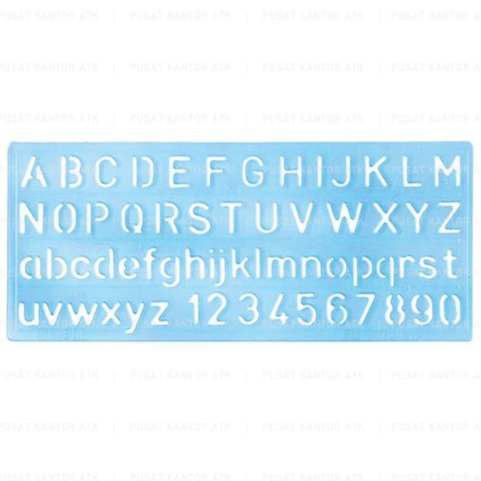 

Penggaris Cetakan Huruf Angka Butterfly HA270