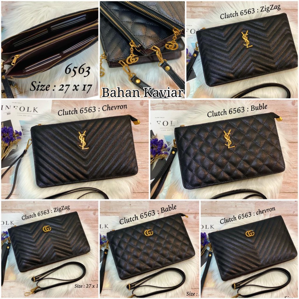 Clutch Ruang 3 Impor / Clutch Bag Wanita Premium.Bisa Bayar Di Tempat