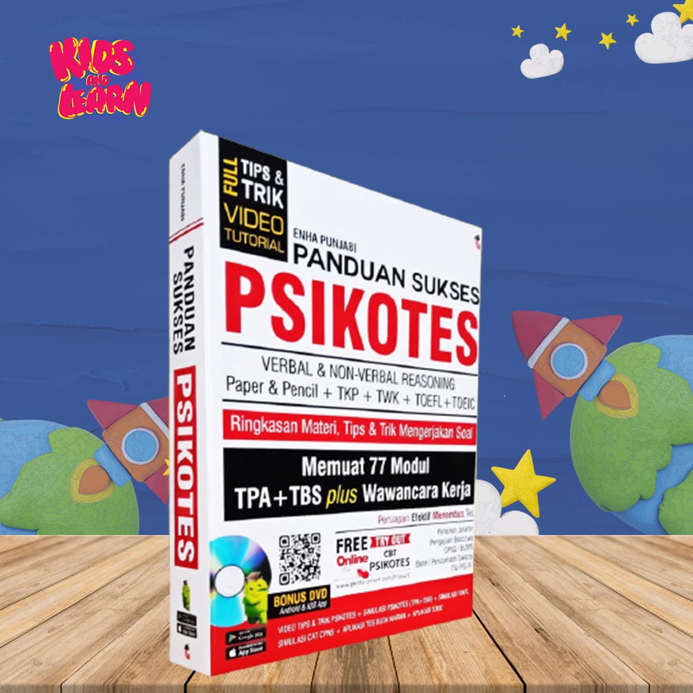 Buku Pelajaran Belajar Pasti Lolos Tes Soal Psikotes Verbal Masuk Kerja Bumn Cpns Kedinasan