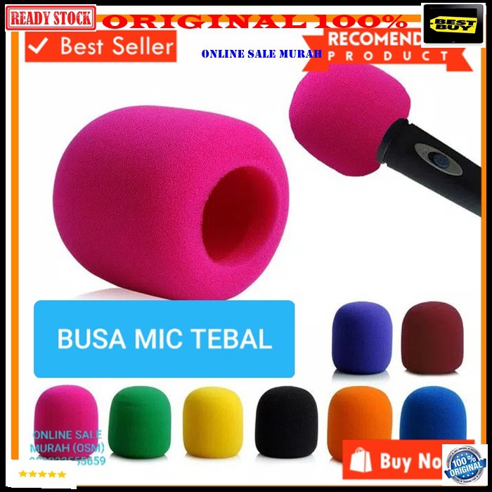 G152 Original 100% busa mic pegang handle tebal spoon mik pengaman microphone ori pembungkus mikrophone asli spon pelindung  UNTUK SEGALA JENIS MIC PEGANG HANDLE  Bahan sangat tebal dan tidak mudah sobek  WARNA PERMINTAAN TULIS DI KOLOM CATATAN