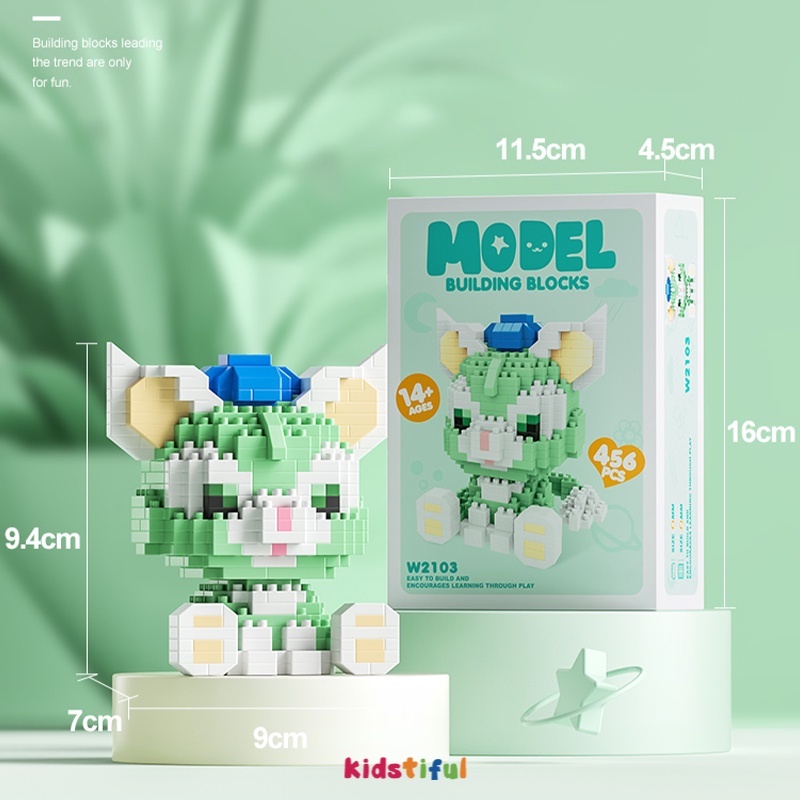 [Ready Stock] Building Blocks Diamond Rakitan Partikel Kecil Mainan Blok Bangunan Untuk Anak Perempuan