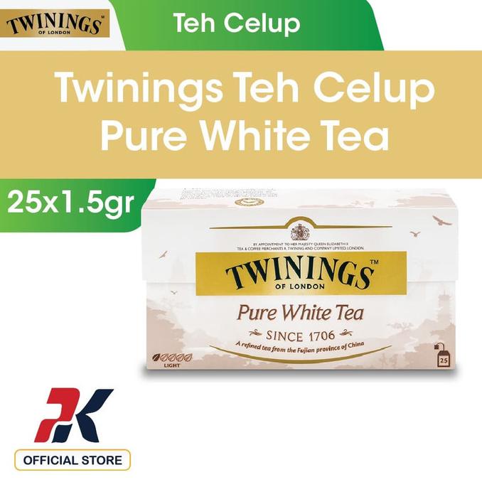 

(BISA COD) Twinings Teh Celup Pure White Tea 25x1.5gr PROMO SPECIAL Kode 698