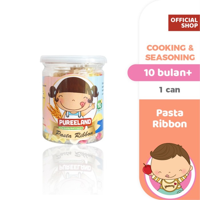 Pureeland Baby Pasta Ribbon / Mpasi Bayi Organik / Bumbu Mpasi