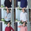 TBI Style Fashion Kemeja Comfy Kancing Polos Kerah Dian Baju Atasan Wanita Kemeja Lengan Panjang