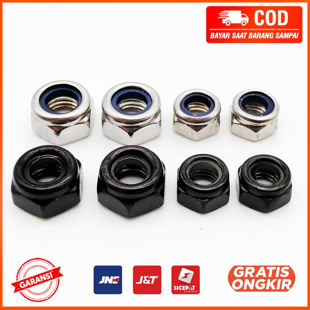 Mur Self Locking Hex Insert Lock Nut M3 25 PCS - SSM3