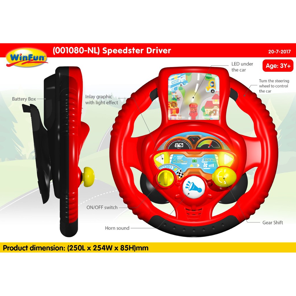 Winfun Speedster Driver Toys 24m+