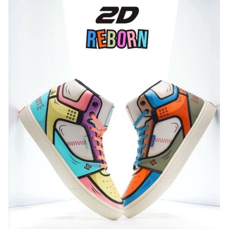 Aerostreet  2D reborn series x hoops Series x tahilalatsinchanxgibran2 - Sepatu sneaker casual sport