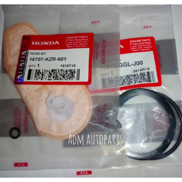 Filter Fuel pump KZR+Oring Fuel pump GGL Vario 125 Fi old Generasi pertama, Original