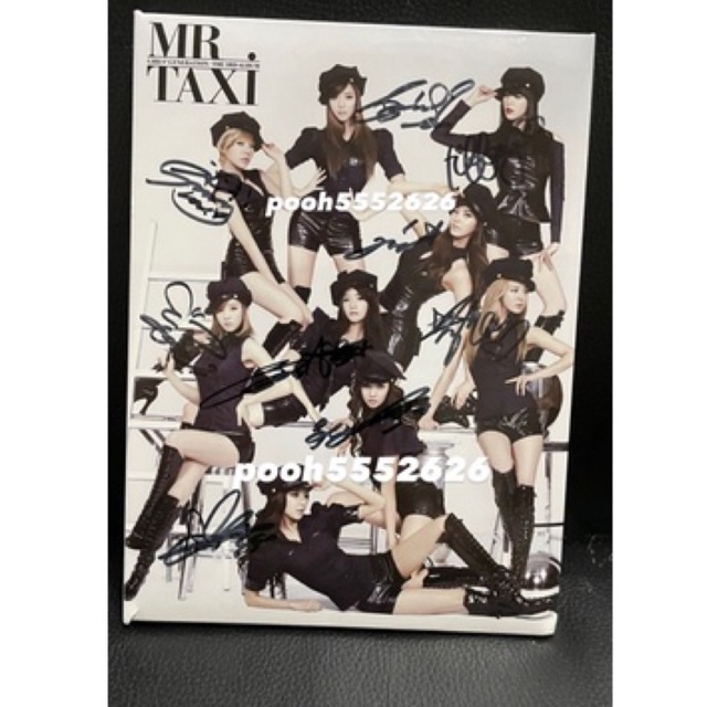 SIGNED SNSD Girls Generation Mr Taxi Korlic