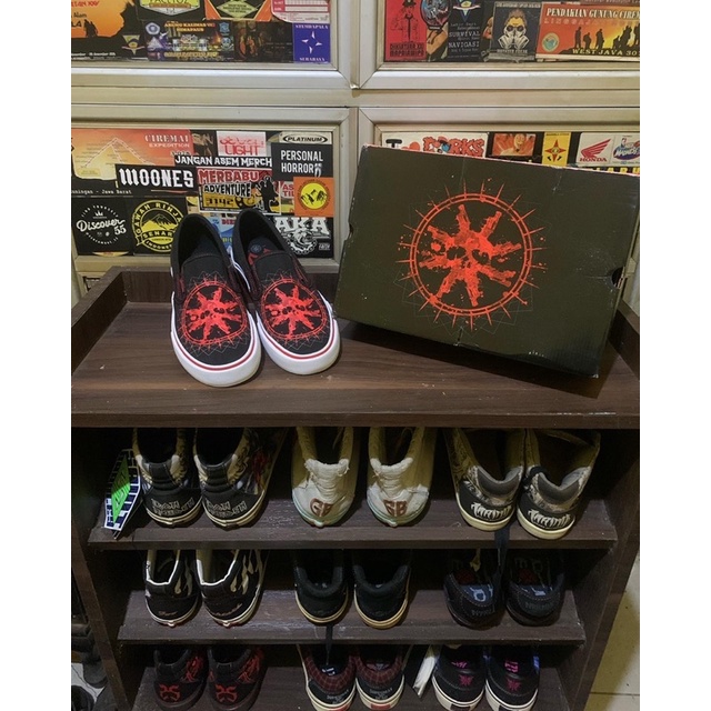 Sepatu Burgerkill x Saint Barkley - Cullen Slip On Official