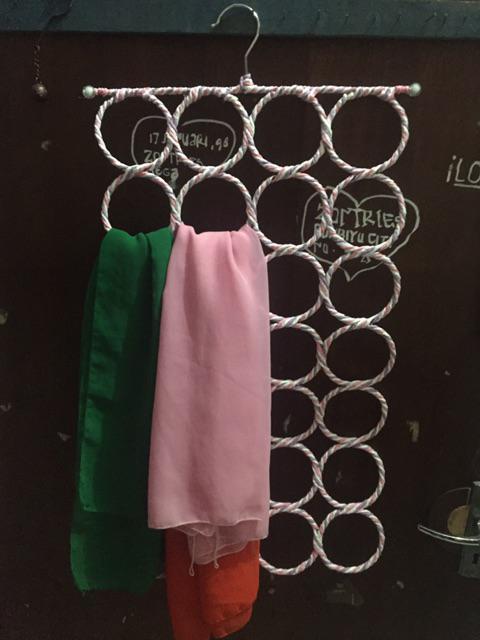 Hanger Gantungan Selendang 28 Slot