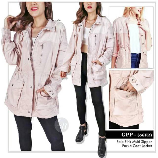 Gap Jaket pink pale utility original