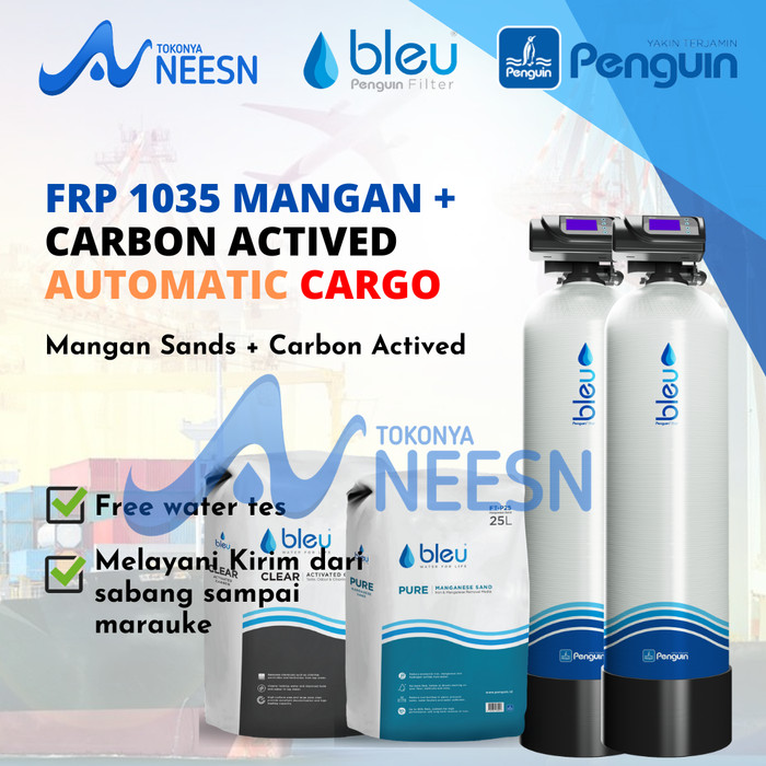 Paketan air sumur FRP 1035 automatic mangan + carbon + material (cargo)