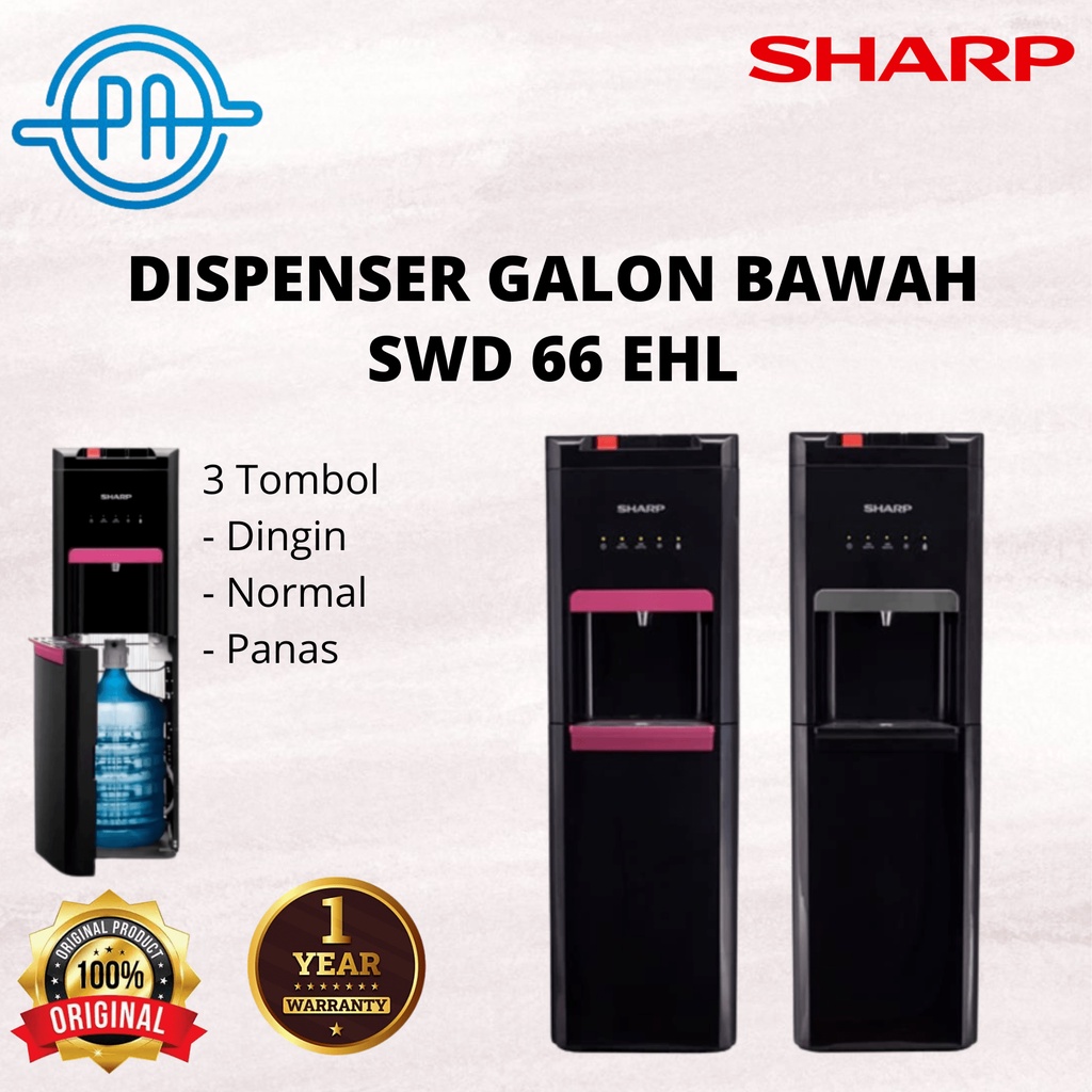 DISPENSER GALON BAWAH SHARP SWD 66 EHL / SWD66 EHL / SWD 66EHL