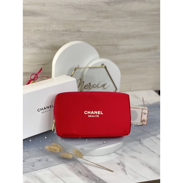 Chanel limited red pouch (CNY edition)