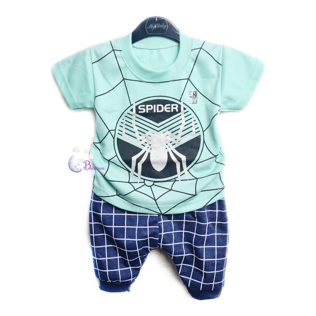 BAJU BAYI ECER BOBOBAM CASUAL KASUAL SP1D3RM4N  SETELAN ANAK HARGA GROSIR