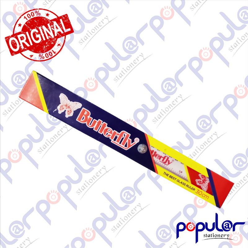 

Penggaris Butterfly 30 Cm
