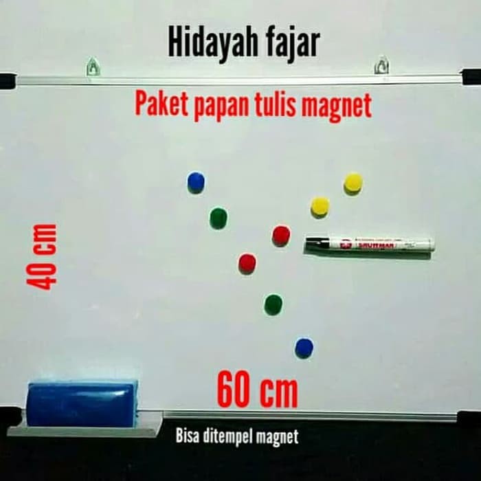 

paket papan tulis Magnet - whiteboard - spidol snowman