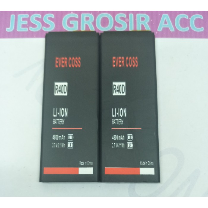 Baterai Battery Double Power Evercoss Evercross Cross R40D Jump T3