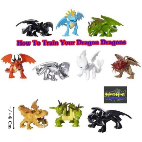 

Your Dragon Unik Mini How Murah To isi Mystery Figure/Mainanan 10 Dragons Train