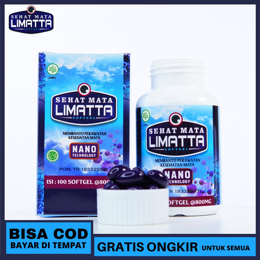 Limatta Sehat Mata Obat Mata Berlemak, Mata Berair, Mata Minus, Mata Merah