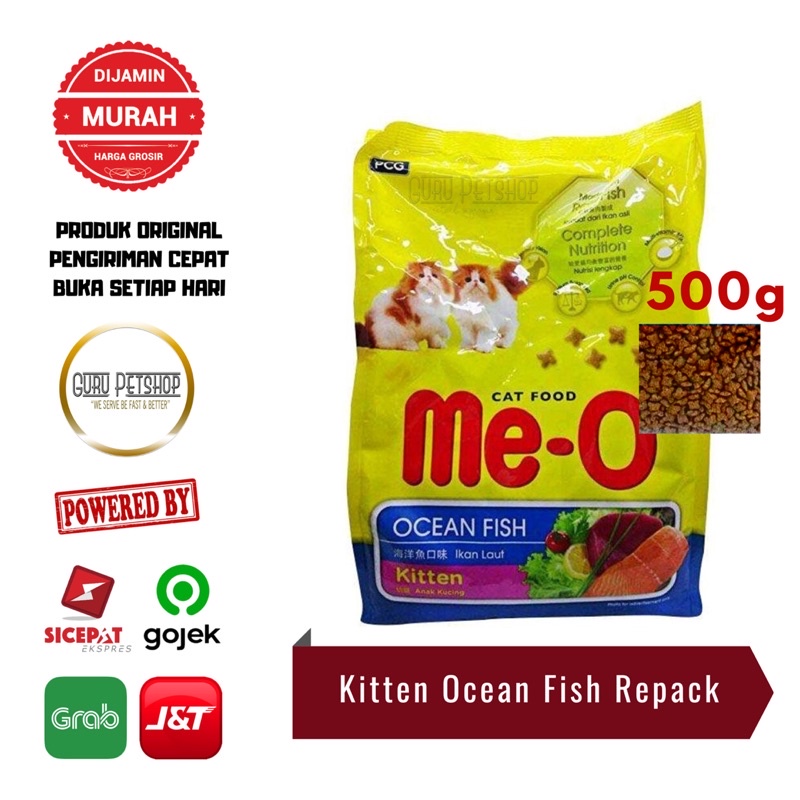 Me-o Kitten Ocean Fish 500gr / Makanan Kucing Meo Kitten 500gr