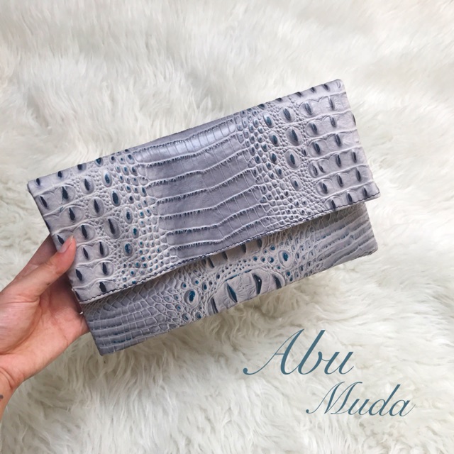 Clutch Croco Buaya Premium Import