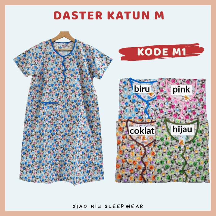 Daster Katun Busui Siu-Lie Size M / Daster Jumbo - Size M