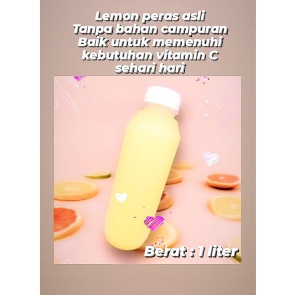 

Lemon Peras Pure Lemon Juice 1 Liter