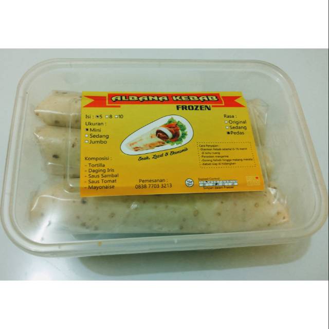 

ALBANA KEBAB FROZEN (ISI 5)